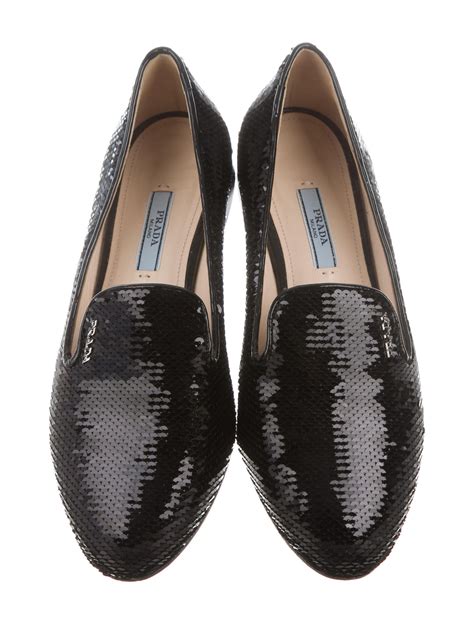 prada sequin loafers|Prada Loafers For Women .